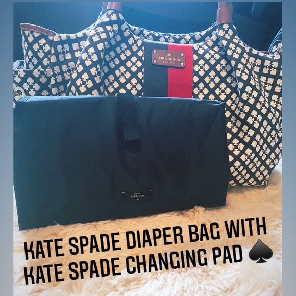 Kate Spade Diaper Bag w/ Kate spade changing pad